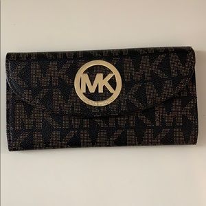 Small Brown MK wallet